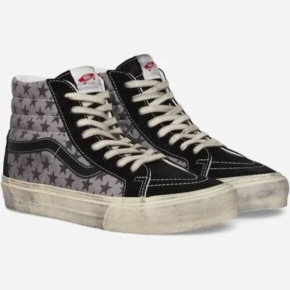 Vans Sk8-Hi Bianca Chandôn Reissue VLT LX ‘Stressed Black’, sz11 NWT Rare - Picture 2 of 6